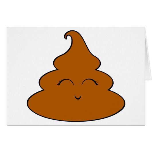 Kawaii Poo Poo Cards (Front Horizontal)