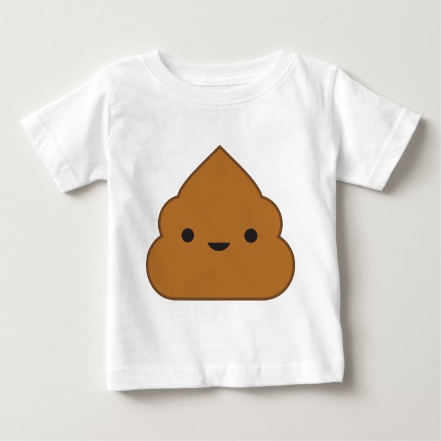 Kawaii Poop Baby T-Shirt (Front)