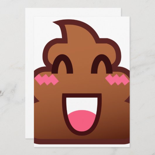 kawaii poop emojis (Front/Back)