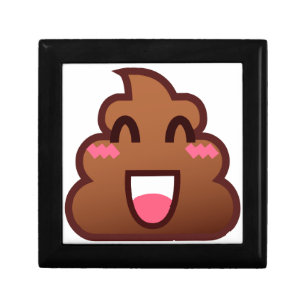 kawaii poop emojis keepsake box