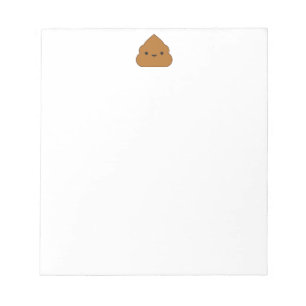 Kawaii Poop Notepad