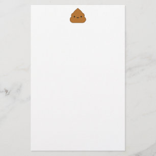 Kawaii Poop Stationery