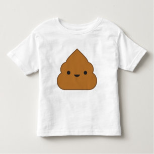 Kawaii Poop Toddler T-shirt