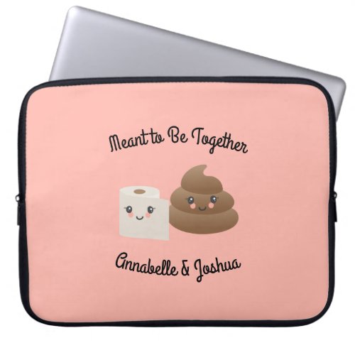 Kawaii Poop  TP Toilet Paper Girlfriend Gift Laptop Sleeve
