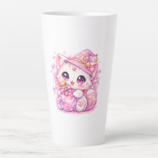 Kawaii Potion Witch Kitty Latte Mug