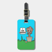 Kawaii Potted Groot Bag Tag