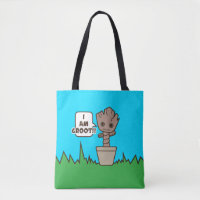 Kawaii Potted Groot Tote Bag