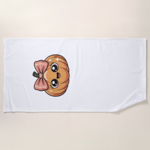 kawaii pumpkin Oversized T-Shirt Beach Towel