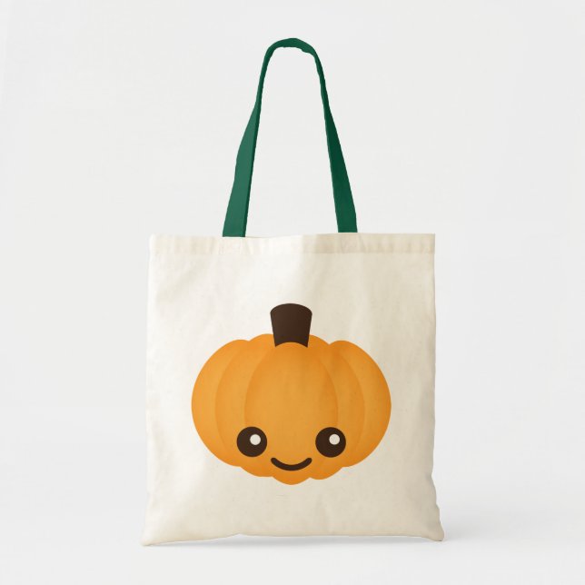 Kawaii Pumpkin Tote Bag (Front)