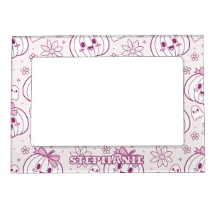 Kawaii Pumpkins, Ghosts & Flowers Magnetic Frame
