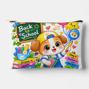 Kawaii Puppy Back to School Small Duffel Bag