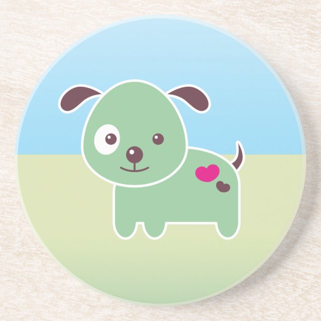 Kawaii puppy coaster (Front)
