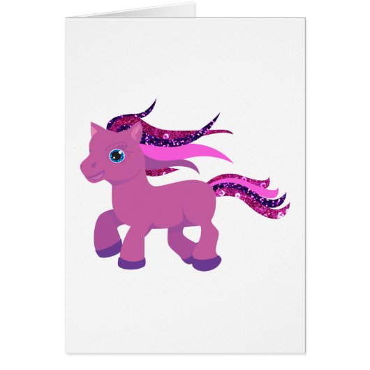 kawaii purple pony (Front)