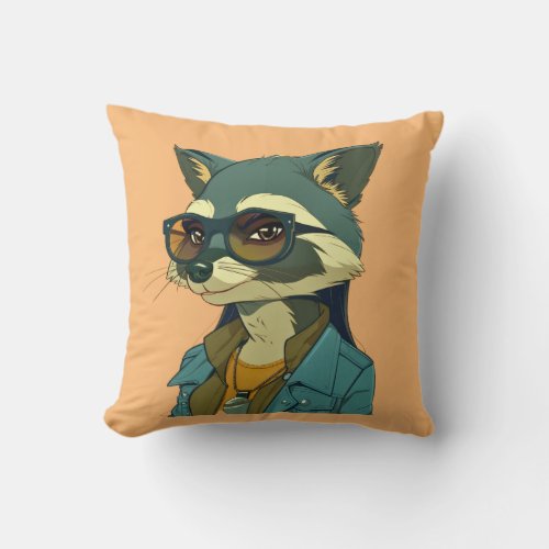 Kawaii Raccoon Pillow and Cushion Collection _ Per