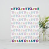 Kawaii Rainbow Alien Monsters Pattern (Standing Front)