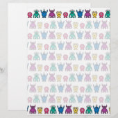 Kawaii Rainbow Alien Monsters Pattern (Front/Back)