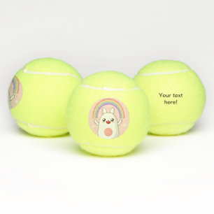 Kawaii rainbow clipart tennis balls