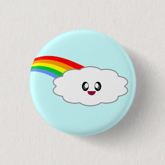 KAWAII RAINBOW CLOUD ADORABLE CUTE BUTTON