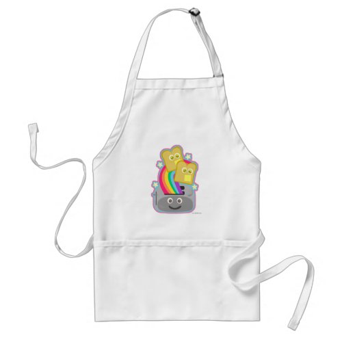 Kawaii Rainbow Toast Adult Apron