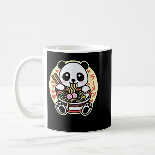 Kawaii Ramen Cute Anime Panda Japanese Asian Noodl Coffee Mug