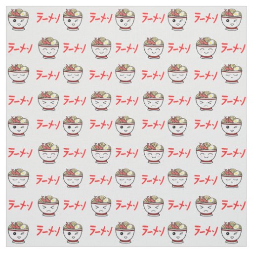 Kawaii Ramen Fabric
