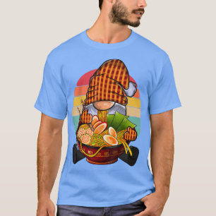 Kawaii Ramen Gnome, Japanese Neko Noodle Funny Ani T-Shirt