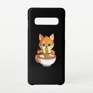 Kawaii ramen shiba inu noodles lover gift samsung galaxy s10 case