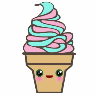Kawaii Rave Ice Cream Cone Statuette
