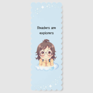Kawaii Reader Bookmark | Cute Pastel Bookmark