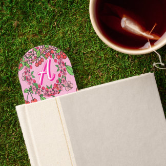 Kawaii Red Cherry Vibes Cute Girly Aesthetic Bookmarks