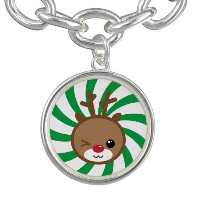 Kawaii Reindeer Bracelet and Charm (Design)