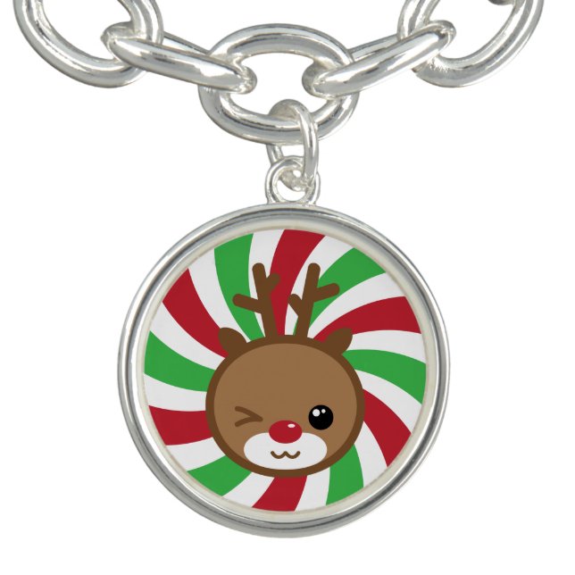 Kawaii Reindeer Bracelet and Charm (Design)