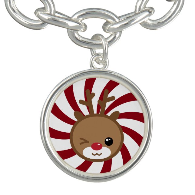 Kawaii Reindeer Bracelet and Charm (Design)