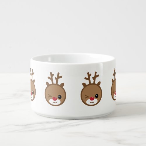 Kawaii Reindeer Chilli Bowl