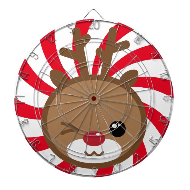 Kawaii Reindeer Dart Board (Front)