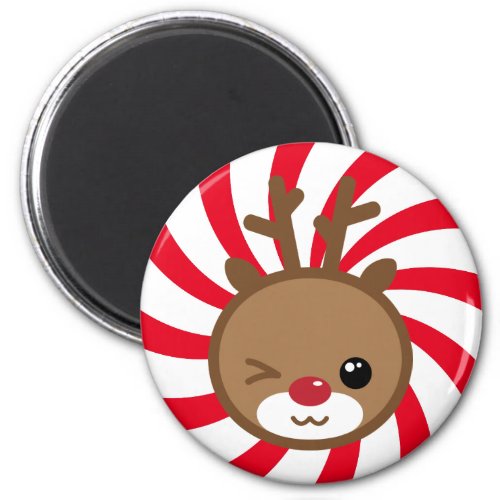 Kawaii Reindeer Magnet