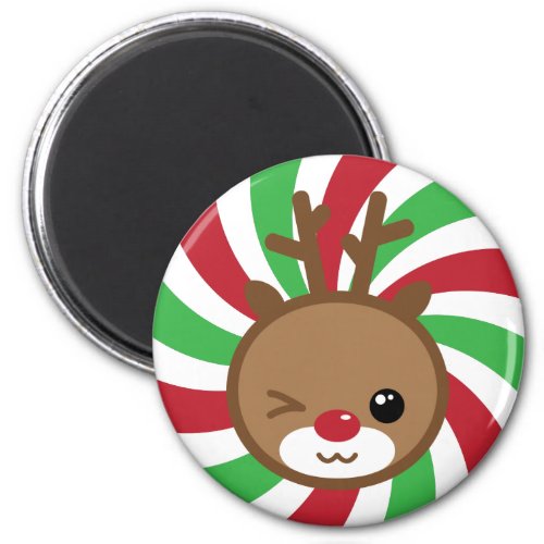 Kawaii Reindeer Magnet