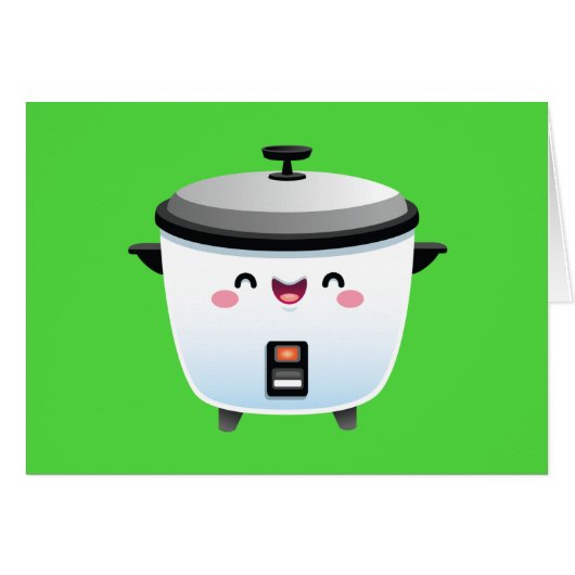 Kawaii Rice Cooker Cards (Front Horizontal)