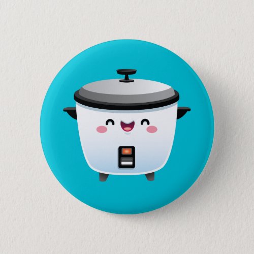 Kawaii Rice Cooker Pinback Button