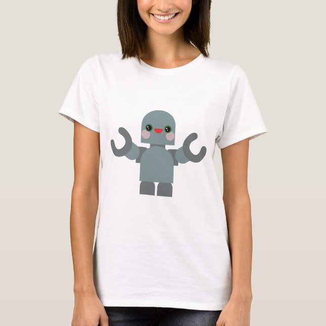 Kawaii Robot T-Shirt (Front)
