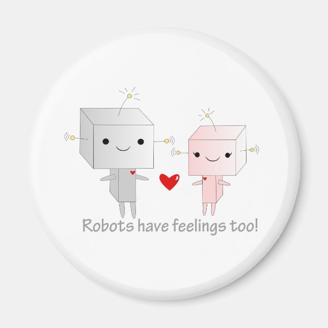 Kawaii Robots Magnet (Front)