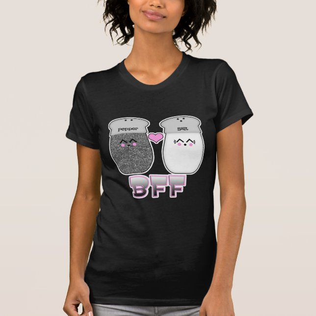 Kawaii Salt n Pepper BFF T-Shirt (Front)