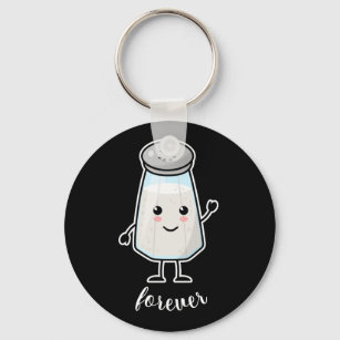 Kawaii Salt Shaker: Forever (love) Keychain