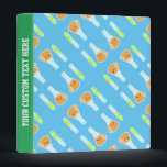 Kawaii Scientist Science Chemistry Lab 3 Ring Binder<br><div class="desc">Kawaii Science Lab featuring a Kawaii magnifying glass,  a Kawaii flask and a Kawaii test tube.</div>