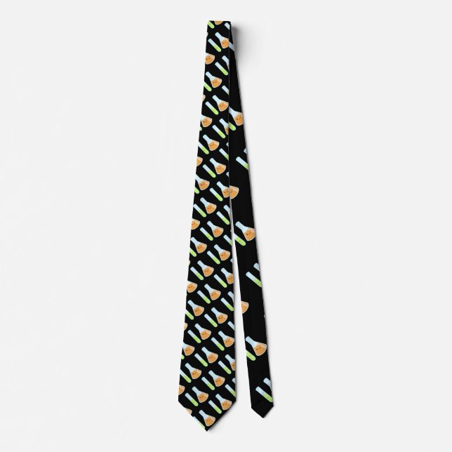 Kawaii Scientist Science Lab Neck Tie (Front)