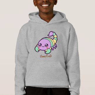 Kawaii Scorpion Cute Pastel Cartoon Hoodie