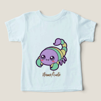 Kawaii Scorpion Cute Pastel Cartoon Toddler T-shirt