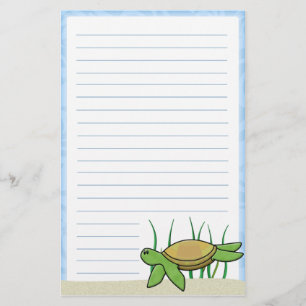 Kawaii Sea Turtle Stationery