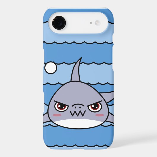 Kawaii Shark Case-Mate iPhone Case (Back)