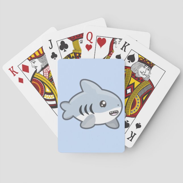 Kawaii Shark Poker Cards (Back)
